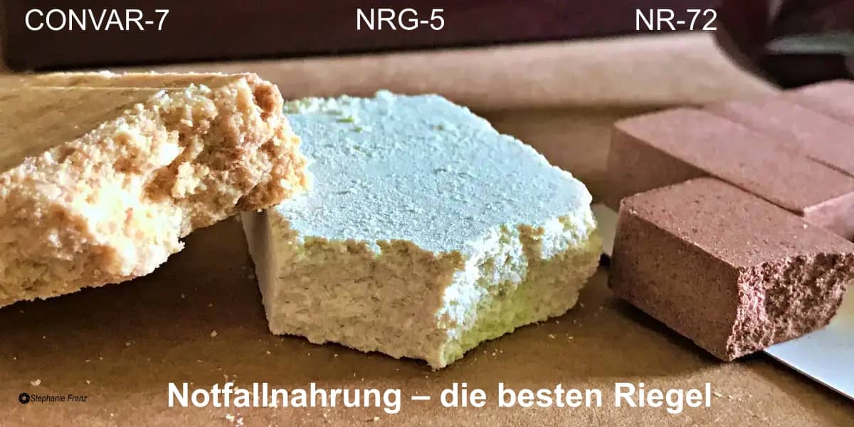 Die besten Notfallnahrung Riegel im Geschmackstest